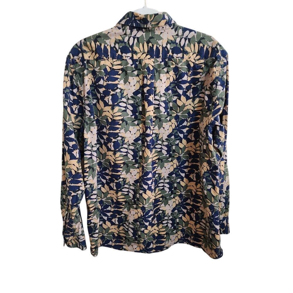Men's ROWM Long-Sleeved Floral Button Down Shirt Size L - Picture 4 of 4